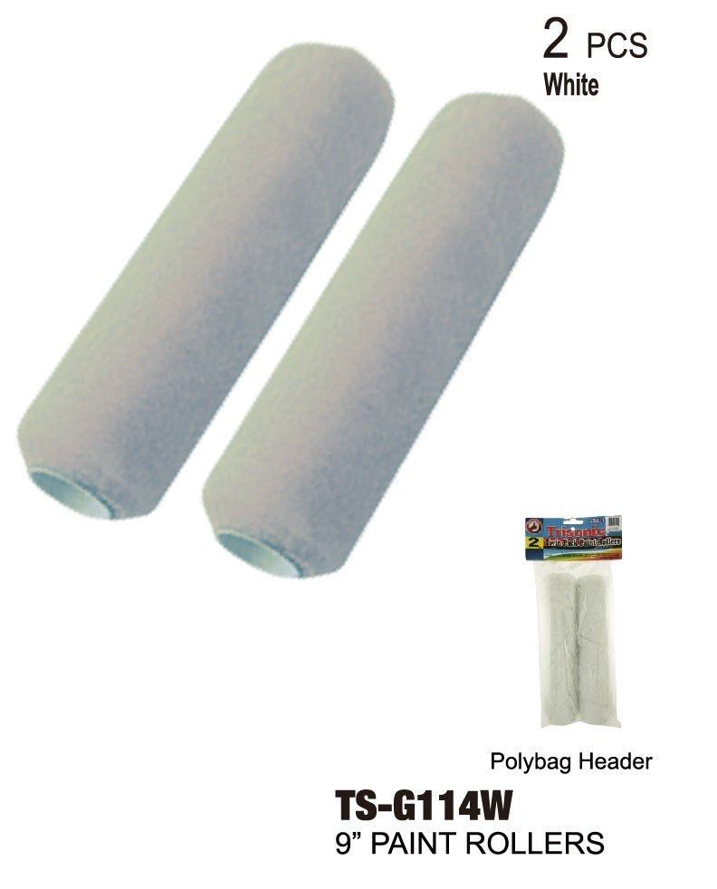 White Twin Pack Paint Rollers, 2-Ct.