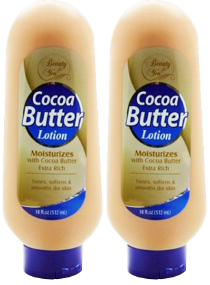 Cocoa Butter Moisturizing Lotion, 18 fl oz. (Pack of 2)