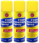 Foot Powder Spray, 4.8 oz (Pack of 3)