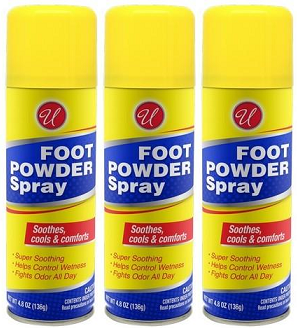 Foot Powder Spray, 4.8 oz (Pack of 3)