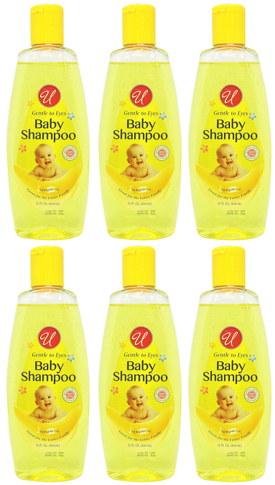 Gentle to Eyes Baby Shampoo For Regular Use, 15 fl oz. (Pack of 6)