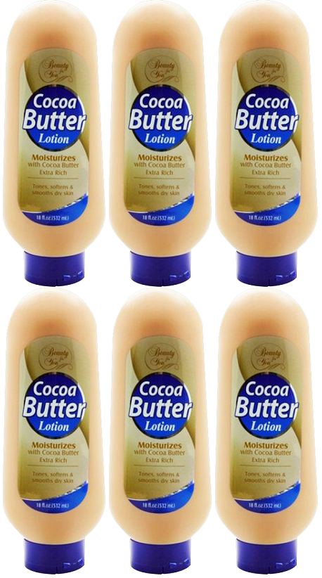 Cocoa Butter Moisturizing Lotion, 18 fl oz. (Pack of 6)