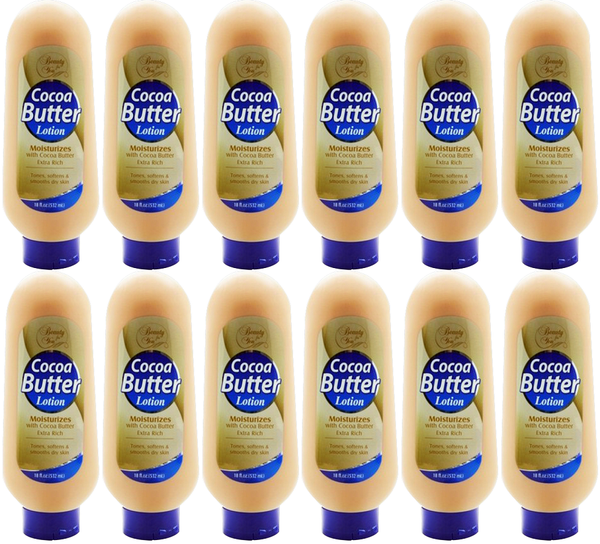 Cocoa Butter Moisturizing Lotion, 18 fl oz. (Pack of 12)