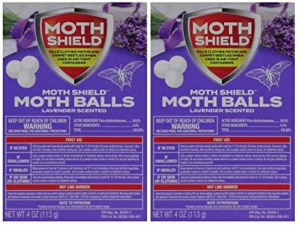 Moth Shield Moth Balls Lavender Scented, 4 oz. (Pack of 2)