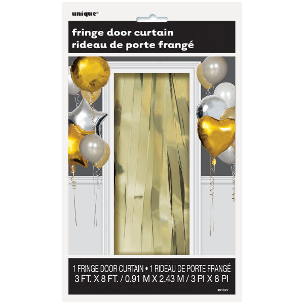 Fringe Door Curtain Gold Party Decoration