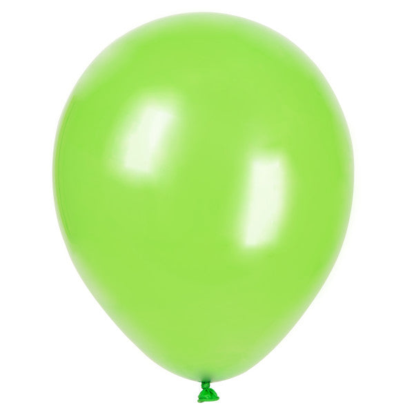12" Helium Balloons Lime Green, 10-ct.