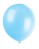 12" Helium Balloons Baby Blue, 10-ct.