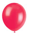 12" Helium Balloons Ruby Red, 10-ct.