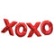 "XOXO" Red Balloon Banner Kit
