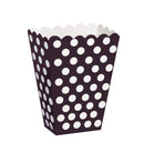 Treat Boxes Black With White Dots, 8-ct.