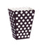 Treat Boxes Black With White Dots, 8-ct.