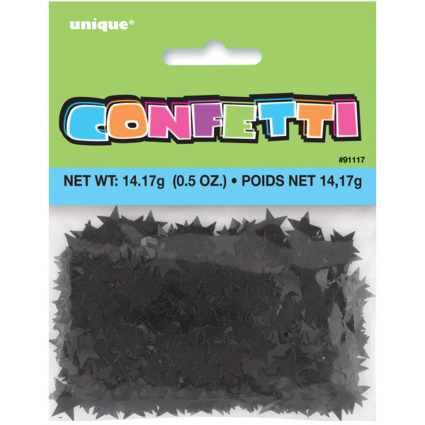 Black Star Confetti, 0.5 oz.