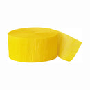 Party Streamer Yellow, 81 ft. x 1.75 in.