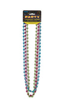 32" Metallic Bead Necklaces Multicolor, 4-ct.