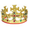 Golden King Bejeweled Design Crown