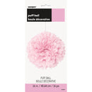 16" Large Puff Ball Pink Decorations, 1-ct.