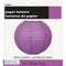 10" Large Paper Lantern Purple Decorations, 1-ct.