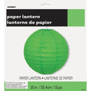 10" Large Paper Lantern Green Decorations, 1-ct.