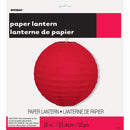 10" Large Paper Lantern Red Decorations, 1-ct.