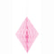 14" Large Honeycomb Diamond Hanging Pink Decorations, 1-ct.