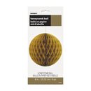 8" Honeycomb Ball Hanging Brown Decorations, 1-ct.