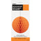 8" Honeycomb Ball Hanging Orange Decorations, 1-ct.