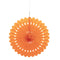 16" Decorative Fan Orange Decorations, 1-ct.