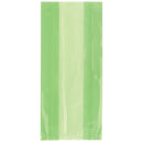 Green Cellophane Party Bags, 30-ct.