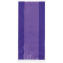 Purple Cellophane Party Bags, 30-ct.