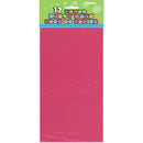 Party Paper Bags Sacs Pink, 12-ct.