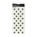 Party Gift Bags With Twist Ties White With Gold Polka Dots, 20-ct.