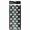 Party Gift Cellophane Bags Black With White Polka Dots, 20-ct.
