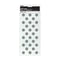 Party Gift Cellophane Bags White With Silver Polka Dots, 20-ct.