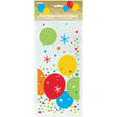 Party Gift Bags With Twist Ties Birthday Balloons Design, 20-ct.