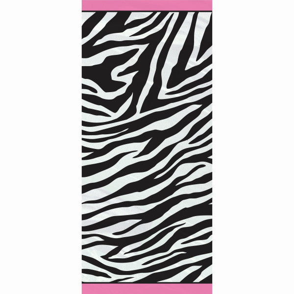 Party Gift Bags With Twist Ties Zebra Design, 20-ct.