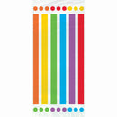 Party Gift Bags With Twist Ties Rainbow Color Design, 20-ct.