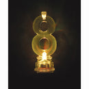 Flashing Number 8 Candle Holder With Candles