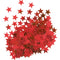 Star Shaped Confetti Red, 0.5 oz.