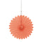 6" Decorative Mini Hanging Fans Orange, 3-ct.