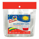 2 oz. Gelatin Shot Cups with Lids, Clear, 24-ct.
