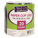 Black Lid for 12/16 oz. Hot/Cold Cup, 20-ct.