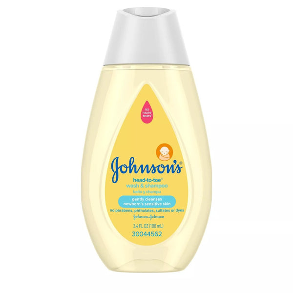 Johnson's Baby Head-to-Toe Wash & Shampoo, 100ml (3.4 fl oz)