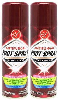 Antifungal Foot Spray For Athlete's Foot, 3.5 oz (Pack of 2)