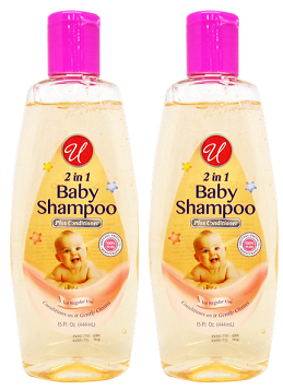 2-in-1 Baby Shampoo Plus Conditioner For Regular Use, 15 fl oz. (Pack of 2)