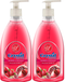 Universal Crystal Strawberry & Pomegranate Hand Soap, 13.5 oz (Pack of 2)