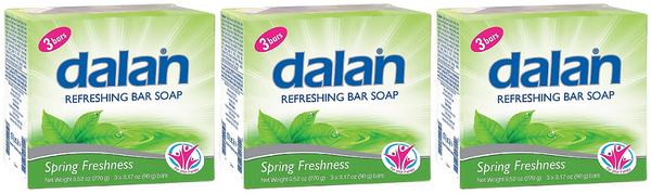 Dalan Spring Freshness Refreshing Bar Soap, 3-Pack (Pack of 3)