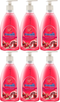 Universal Crystal Strawberry & Pomegranate Hand Soap, 13.5 oz (Pack of 6)