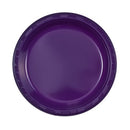 9" Purple Plastic Plate 10 Count