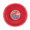 9" Red Plastic Plate - 10 Count