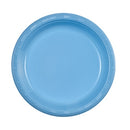 9" Light Blue Plastic Plate 10 Count